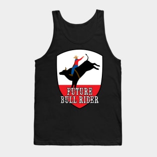 Future Bull Rider Ranch Mechanical Bull Riding Rodeo Western Tank Top